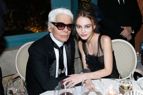 lily rose depp karl lagerfeld.